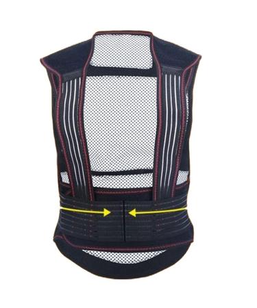 Magnetic Self-Heating Vest Back Brace Support Belt Posture Corrector for Men Women Waist Brace Spine Shoulder Lumbar Protection Heat Belt Strap Slimming (Size : Medium) (Large) (Medium)