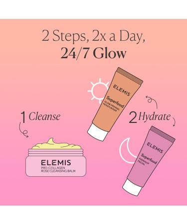ELEMIS Way to Glow Exclusive Skincare Kit($70 Value) - Travel Set with Travel-Size Rose Cleansing Balm Glow Priming Moisturizer & Midnight Facial Nourish & Illuminate Skin all day - Buy Online on GoSupps.com