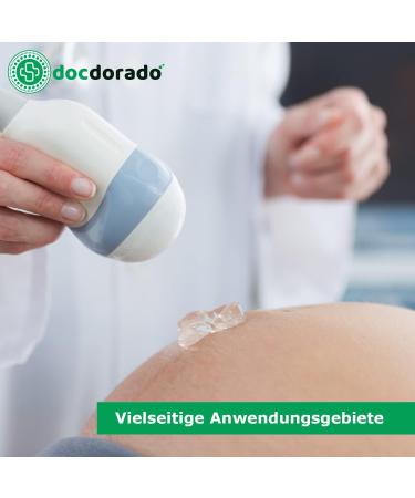 Docgel Ultrasound Gel - 4x1000ml | Premium Sonography & Contact Gel for Optimal Transmission | Medically Approved - Buy Online on GoSupps.com