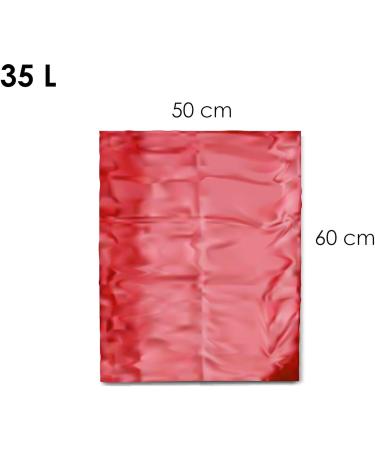 35L D.Rect Garbage Bags - 50-Count Hard-Wearing Plastic & Medical Waste Bags for Kitchen & Recycling - Buy Online on GoSupps.com