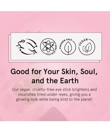 Grace & Stella Under Eye Brightener Stick - Caffeine Eye Balm for Dark Circles & Fine Lines Firming Peptides & Niacinamide Vegan & Cruelty-Free - 0.13 Oz - Buy Online on GoSupps.com