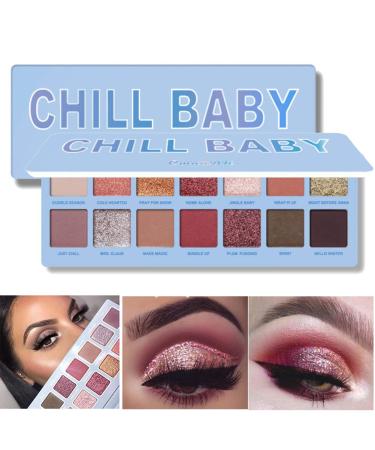 Allbesta Eyeshadow Palette - 14 Color Matte Shimmer Metallic & Glitter | Smoky Eyes Makeup Set - International Shipping Available - Buy Online on GoSupps.com