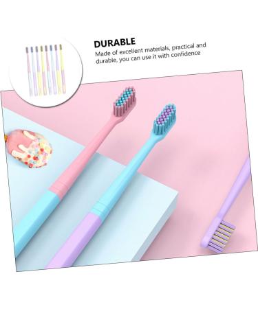 Gatuida 8pcs Japanese Style Macaron Toothbrush Set | Portable Oral Hygiene & Dental Care Tools - Buy Online on GoSupps.com