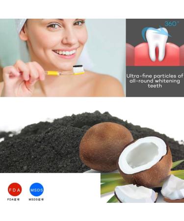 Natural Activated Charcoal Teeth Whitening Powder - 2.01 oz | Worldwide Shipping - Buy Online on GoSupps.com