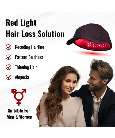 HOMESTA Red light therapy hair cap. Laser hair growth Hair regrowth treatment for men Led hair growth Red light hair therapy Red light therapy hair growth Red light hair growth - Buy Online on GoSupps.com
