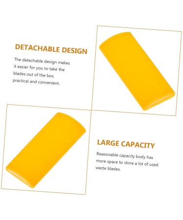 Minkissy Portable Mini Razor Waste Blade Storage Box | Safe Blade Container for Broken Tools & Cosmetics - Buy Online on GoSupps.com