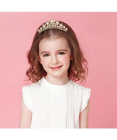 ANBALA Small Tiara Crown 3 Pack - Princess Crystal Mini Tiara Set for Girls - Gold Hair Accessories for Styling & Decoration - Buy Online on GoSupps.com