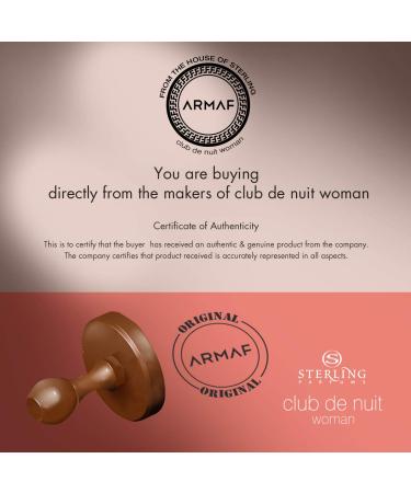 Armaf Club De Nuit Women EDP Spray 3.6 oz + Wood 3.55 Fl Oz - Pack of 1 - Buy Online on GoSupps.com
