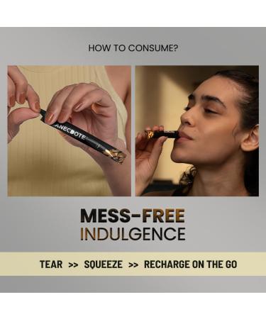 ANECDOTE Himalayan Shilajit Honey Sticks with Organic Honey & Saffron | Boosts Stamina | Supports Immunity | 75% Fulvic Acid 85+ Trace Minerals | No Added Sugar | 30 Sticks - Buy Online on GoSupps.com