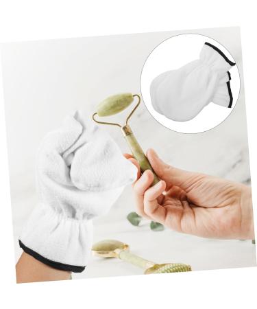Healeved 2 Pairs Wax Essential Oil Gloves Cosmetic Night Gloves Moisturizing Glove Heat Preservation Mitten Spa Treatment Tanning Mitts Hand Mask White Polyester Care Work - Buy Online on GoSupps.com