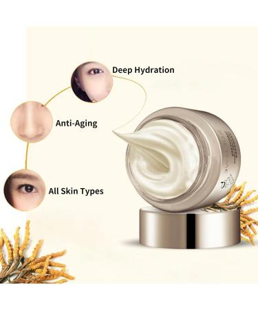 BLUE LOVE Cordyceps Hydrating Face Cream - Anti-Aging Moisturizer for Dry Skin Deep Nourishment for Men & Women All Skin Types Non-Greasy Formula - Buy Online on GoSupps.com