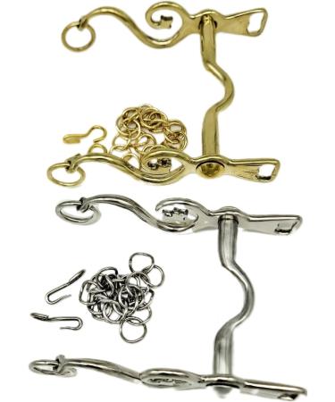 Kandare Spanish Baroque Portuguese Show - 12.5 to 16.5 | Gold & Silver Colors | Includes Chin Chain (13.5 Silver) - International Shipping Available - Buy Online on GoSupps.com