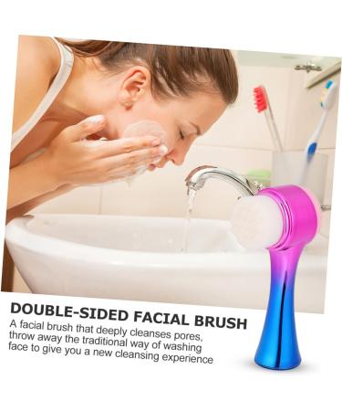 minkissy Multifunctional Facial Cleansing Brush Removing Deep Face Brush Nose Exfoliating Brush for Cleaning Electric Face Cleaner Face Washing Brush Facial Brush 3D Double Sided Face Soap 13X5.5cm - Buy Online on GoSupps.com