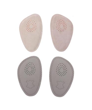Didiseaon 2 Pairs Half Size Pad Shoe Insoles Shoe Pads Shoe Inserts High Heels Foot Cushions for Heels Shoe Adhesive Pads Forefoot Cushions High Heel Pads Invisible Forefoot Pad