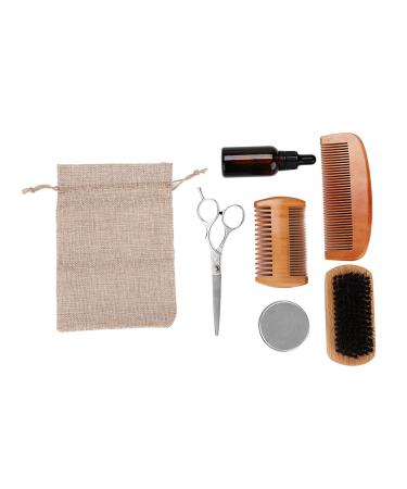 8 in 1 Beard Care Set Premium Beard Balm Shears & Storage Bag | Perfect Gift for Men & Dads - Buy Online on GoSupps.com