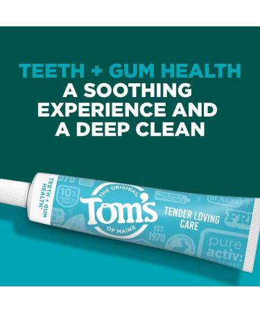 Tom's of Maine PureActiv Teeth + Gum Health Natural Anticavity Toothpaste Gel 4.0oz - 3-Pack - Buy Online on GoSupps.com