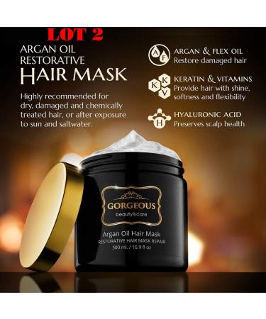 Lot2 Nutritive Masquintense Fine Hair Mask 500ml - Deep Hydration & Nourishment for Silky Smooth Hair | International Shipping Available - Buy Online on GoSupps.com