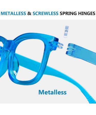 Must Buy Metalless Reading Glasses - Different Strengths for Each Eye | Transparent Right Eye +0.00 | Perfect for Comfort & Clarity - Buy Online on GoSupps.com