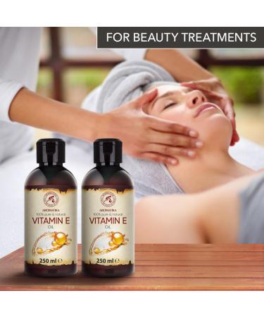 Vitamin E Oil Set 2x250ml - Natural Moisturizer for Face Body & Hair | Rich in Vitamin E for Ultimate Skin & Hair Care - Buy Online on GoSupps.com