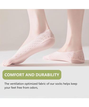 6 Pairs Align Toe Socks for Bunion Relief | No Show Low Cut Compression Socks for Men & Women - Buy Online on GoSupps.com