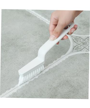 Solustrative Window & Bath Cleaning Brush - Versatile Gap & Floor Cleaner | Eco-Friendly Earth Color & White Tile Line - Buy Online on GoSupps.com