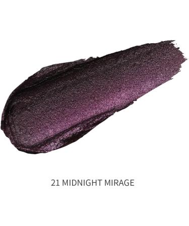 OULAC Metallic Shine Glitter Lipstick Black - Midnight Mirage (21) - Buy Online on GoSupps.com