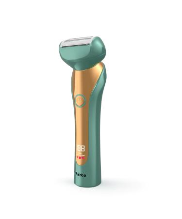 Baloba Electric Lady Shaver Women Bikini Trimmer 3 in 1 Blades for Close Shave Arms Legs Underarms and Pubic Hair Skin Protective Powerful Rechargeable Cordless Trimmer with LED Display - Buy Online on GoSupps.com
