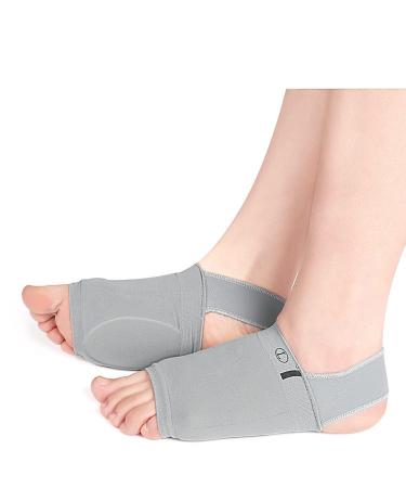 Arch Support Sleeves with Gel Pads for Men & Women - Non-Slip Plantar Fasciitis Relief Cushions (2 Pairs - Buy Online on GoSupps.com