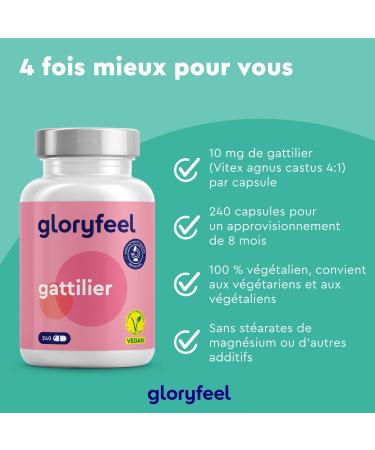 Pure Chaste Tree Extract (240 Capsules) 8 Month Supply 10mg per Daily Dose Agnus Castus Vitex Concentrated Extract 4:1 and Highly Dosed 100% Vegan No Flavors and Additives - Buy Online on GoSupps.com