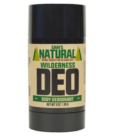 Sam s Natural Deodorant - Wilderness - Aluminum Free DEO - No phthalates parabens sulfates or dyes - Made in New Hampshire - For Men Women Unisex - Vegan Cruelty Free - 3 oz