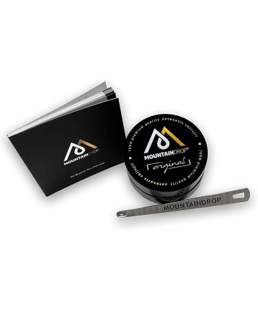 Premium Mountaindrop 25g Natural Shilajit Resin | 85 Beneficial Ingredients | 18+ Amino/Fulvic Acids | Supports Physical, Mental & Emotional Functions | 3000m Altitude Harvested | Ionic Tissue Absorption | 53 DBP & DCP - Buy Online on GoSupps.com