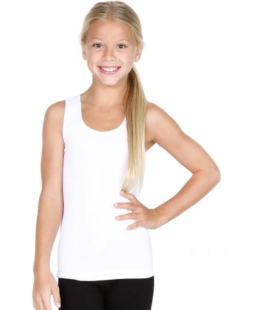 Sugarlips Girls Ribbed Seamless Tank Top - One Size White | Shop Now - Buy Online on GoSupps.com