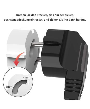 Child Safety Socket Locks - 20 Pack Baby Proofing Socket Protection with Rotating Mechanism - Buy Online on GoSupps.com