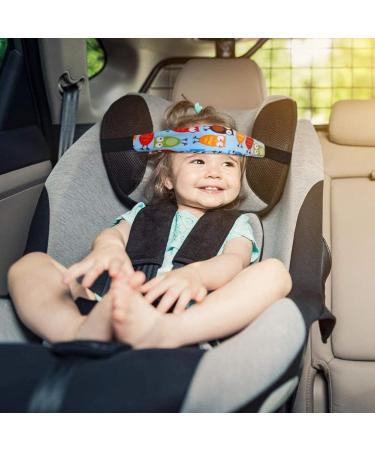 ZYCC Baby Car Seat Head Support | Toddler Safety Sleep Nap Aid Positioner Strap | Neck Protection Belt for Children | Kids (Blue) - Buy Online on GoSupps.com