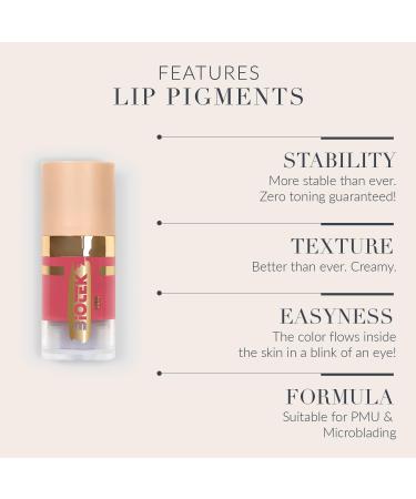 Biotek Lip Pigment for Permanent Makeup - Pink Color Made in Italy - 0.24 fl. oz - Long-Lasting Lip Color - Buy Online on GoSupps.com