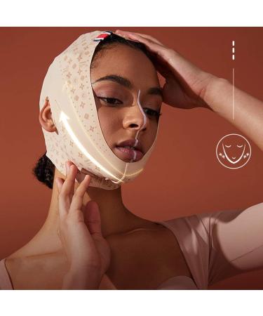 V-Face Sleeve: Firming & Shaping Facial Slimming Strap for Women - Double Layer Head Lifting & Anti-Sagging - Buy Online on GoSupps.com