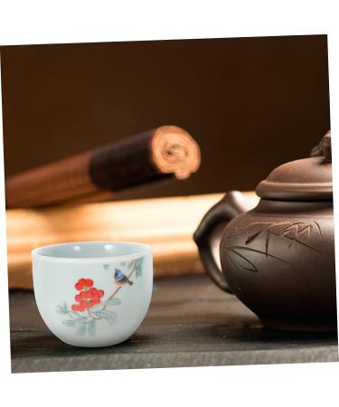 Alipis Ceramic Teacup Retro Decor Porcelain Kung Fu Tea Cup Retro Style Tea Cup Fridge Magnet Home Field As Shown 7.5X7.5X6CM - Buy Online on GoSupps.com