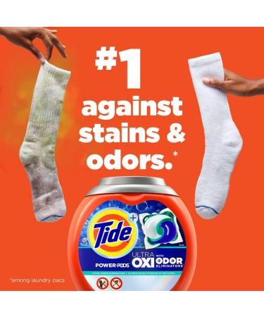 Tide Ultra OXI Power PODS Laundry Detergent Soap Pods - 48 Count Pack for Visible & Invisible Dirt - Buy Online on GoSupps.com