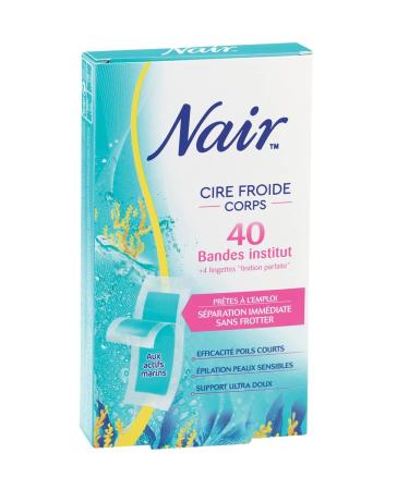 Bandes De Cire Froide Corps Aux Actifs Marins X40 - Nair - Epilation