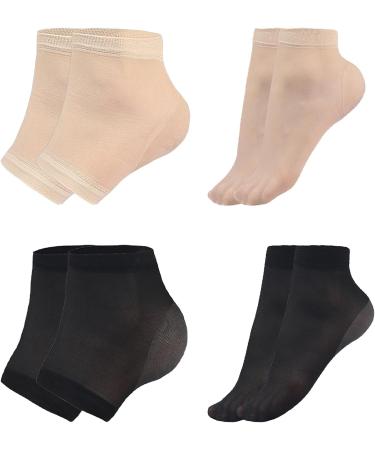 Fhkpsqkcn Moisturizing Heel Socks - Cracked Gel Socks - Heel Repair Socks for Men and Women - Gel Socks for Dry Cracked Feet - Buy Online on GoSupps.com