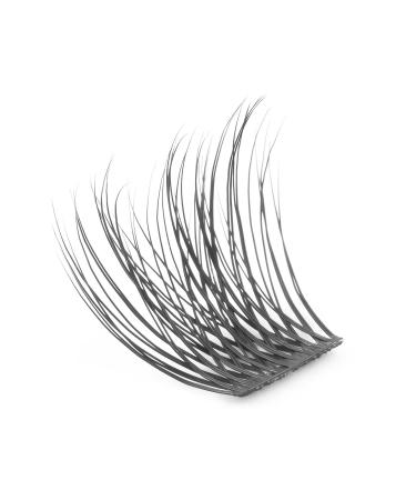 Gerbera-D-12mm WineRozi Lash Extension Clusters - 48 Lightweight Handmade Wispy Individual Lashes - D Curl False Eyelashes - 12mm - 48 Pcs - Buy Online on GoSupps.com