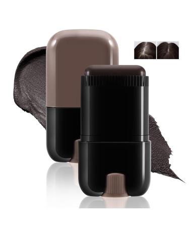 Boobeen Stick colorant 2 en 1 avec peigne - Stick retouche racines portable et sans bavures pour couvrir les racines grises chez les femmes et les hommes 10 g (Lot de 1) 03# BLACK BROWN