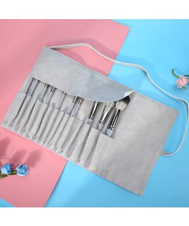 Wnvivi 14 Holes Makeup Brushes Case - Portable Roll Up Organizer Bag for Girls & Women | PU Cosmetics Storage - Buy Online on GoSupps.com