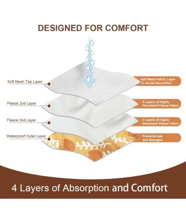 Hisprout Skirt Diaper for Female Dogs - Reusable Washable & Durable Puppy Diapers | Size M Brown Flower - Buy Online on GoSupps.com