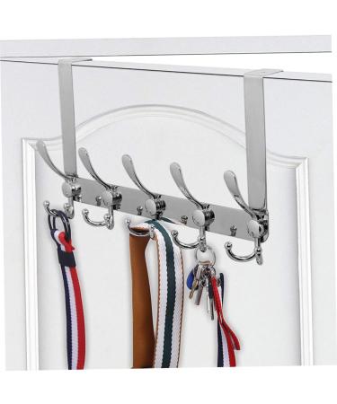 Over Door Hanger Wall Hooks for Coats Stainless Steel Hangers Over The Door Hanger Organizer Over The Door Towel Rack Over The Door Hook Rack Coat Hook Clothes Coats Organize Hook - Buy Online on GoSupps.com