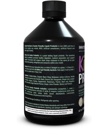 INNOTECH Nutrition: Kids and Us Liquid Probiotic Grape Flavour - 530 ml - Buy Online on GoSupps.com