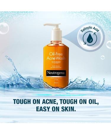 Neutrogena Oil-Free Acne Wash | Deep Cleansing Face Wash with Salicylic Acid | Buy Internationally - Buy Online on GoSupps.com