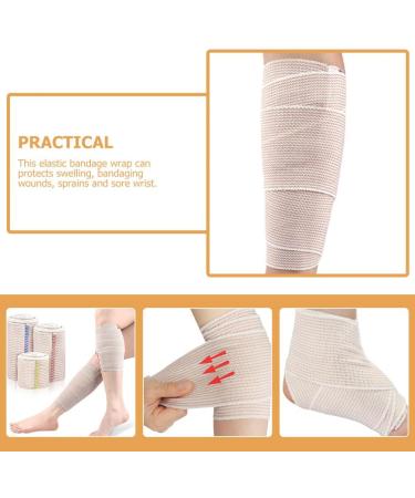 FOMIYES Compression Non-Stick Wraps - 3 Rolls for Wounds Waist Trainer Knee Head Joint & Leg Support - Comfortable Cotton & Spandex - Buy Online on GoSupps.com