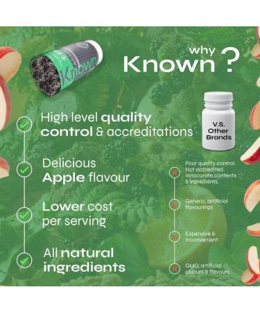 Known 1000mg Ashwagandha Gummies Sans Sucre Saveur Pomme Compl ment Gommes V gan avec Extrait de Racine & Vitamine B6 nergie Humeur & Bien- tre Cure 1 Mois Pour Hommes & Femmes - Buy Online on GoSupps.com