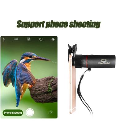 ZUZU Babe Pocket Monocular Telescope for Adults - Mini High Powered Handheld Monocular for Bird Watching, Hunting, Camping, Hiking, Live Concerts - Black - Buy Online on GoSupps.com